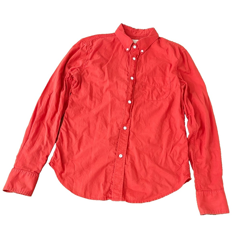 Band Of Outsiders Button Down Shirt Red Size 2